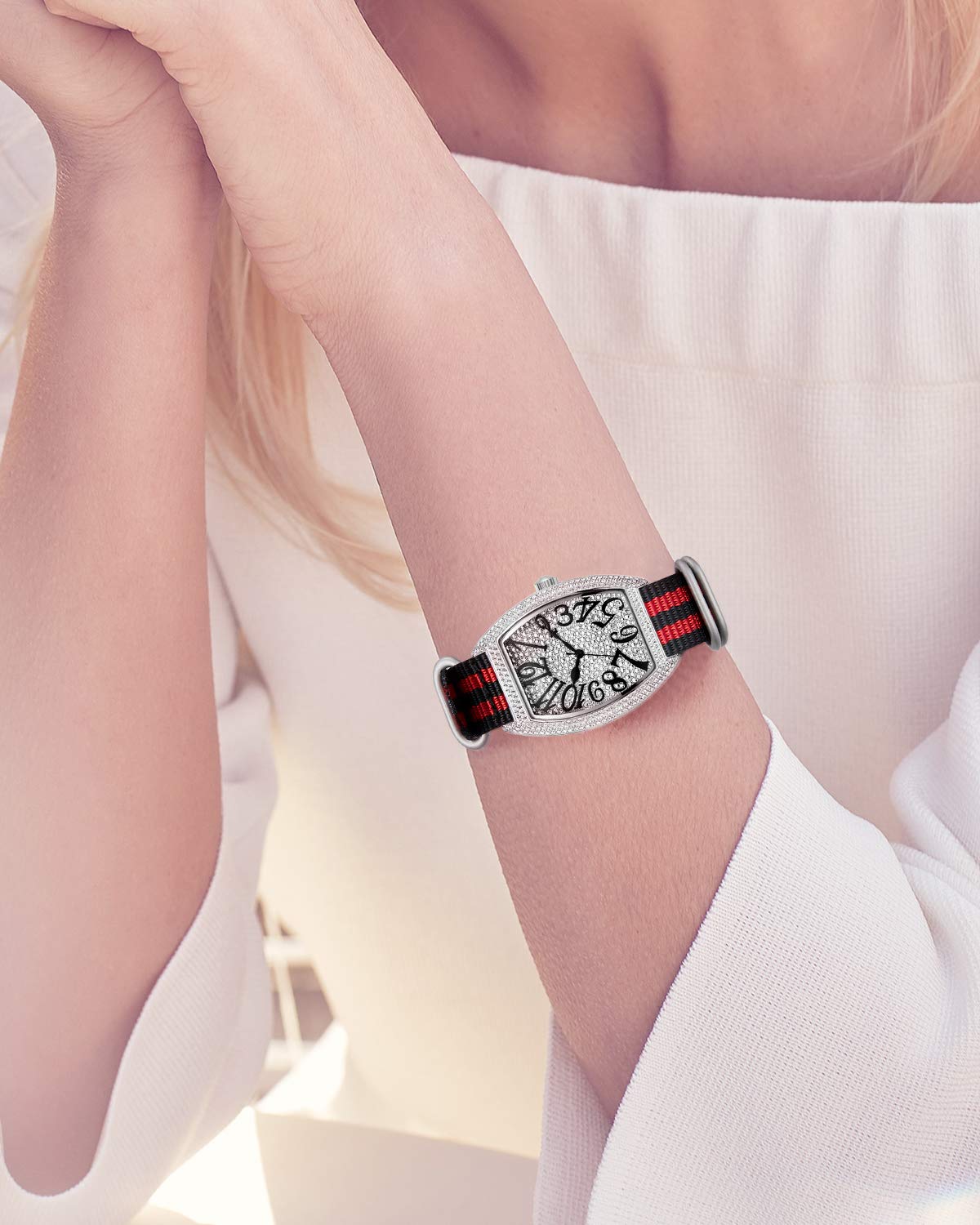 BINLUN BINLUN Premium Nylon Watch Strap Thick Multicolor Bands for Men Women 18mm to 24mm with Heavy Duty Stainless Steel Buckle - View 4 of 9