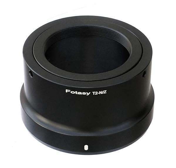 Fotasy Fotasy T Mount to Nikkor Z Mount Adapter for Nikon Z Cameras - Compatible with Z5, Z6, Z7, Z30, Z50, Z9 & More - View 2 of 3