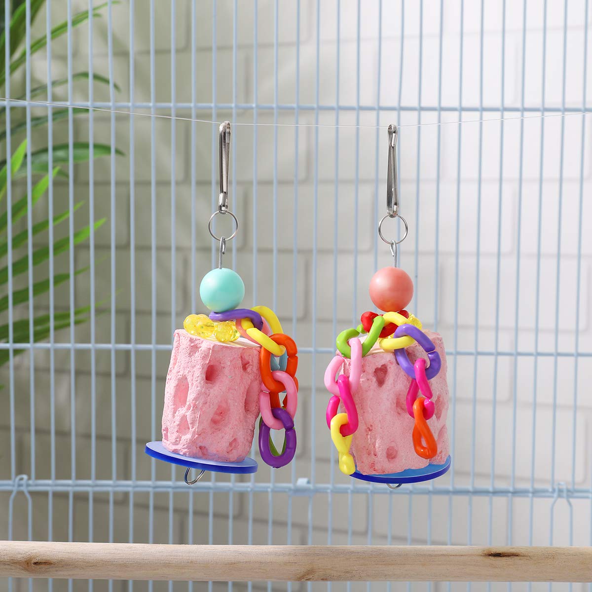 POPETPOP POPETPOP 2 Pcs Bird Chewing Toys for Parakeets and Parrots Teeth Grinding Treats Ideal for Cockatiels Conures Gerbils and Guinea Pigs - View 5 of 9
