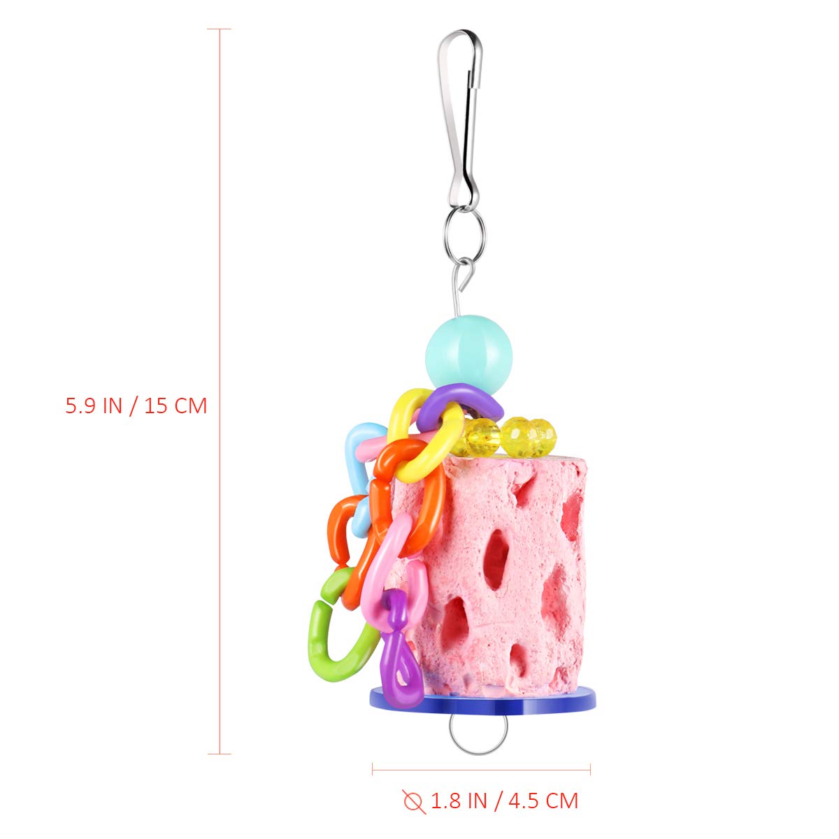 POPETPOP POPETPOP 2 Pcs Bird Chewing Toys for Parakeets and Parrots Teeth Grinding Treats Ideal for Cockatiels Conures Gerbils and Guinea Pigs - View 6 of 9