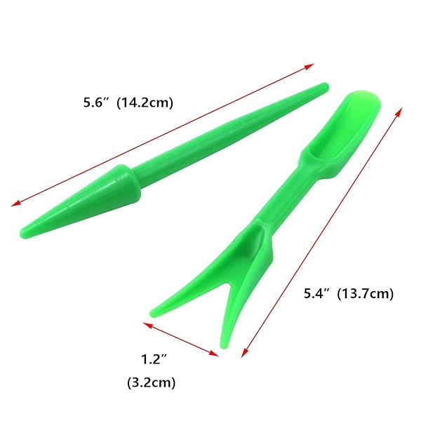 Antrader Antrader Mini Garden Hand Tools Set of 6 for Indoor Succulent Transplanting and Plant Care Green - View 2 of 7