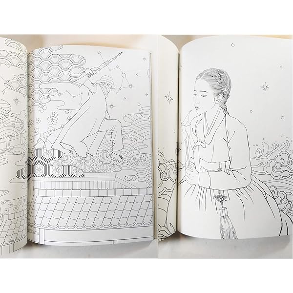 Mr. Sun Shine Mr Sun Shine Coloring Books for Adults Relaxation Color Therapy 40 Famous Scenes from Korean TV Show Classic 108 Pages - View 5 of 9