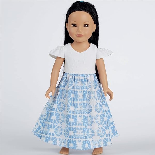 Simplicity Simplicity US8903OS Sewing Pattern S8903 for 18 Inch Doll Clothes in Various Styles White - View 2 of 5