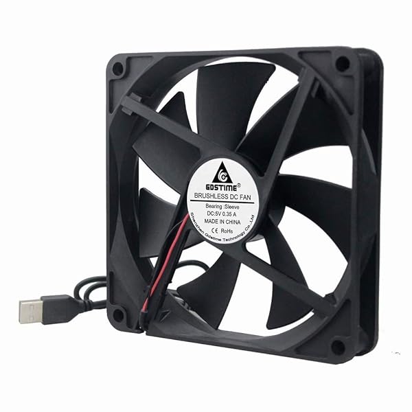 GDSTIME GDSTIME 140mm USB DC Brushless Cooling Fan for Efficient Cooling and Quiet Operation