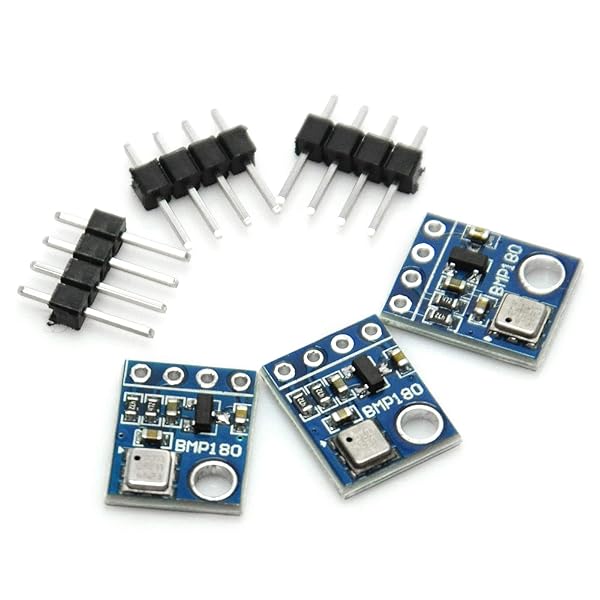 Gikfun Gikfun GY-68 BMP180 Barometric Pressure Temperature Sensor Module for Arduino Pack of 3 EK1214x3 - View 2 of 7