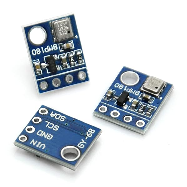 Gikfun Gikfun GY-68 BMP180 Barometric Pressure Temperature Sensor Module for Arduino Pack of 3 EK1214x3 - View 3 of 7