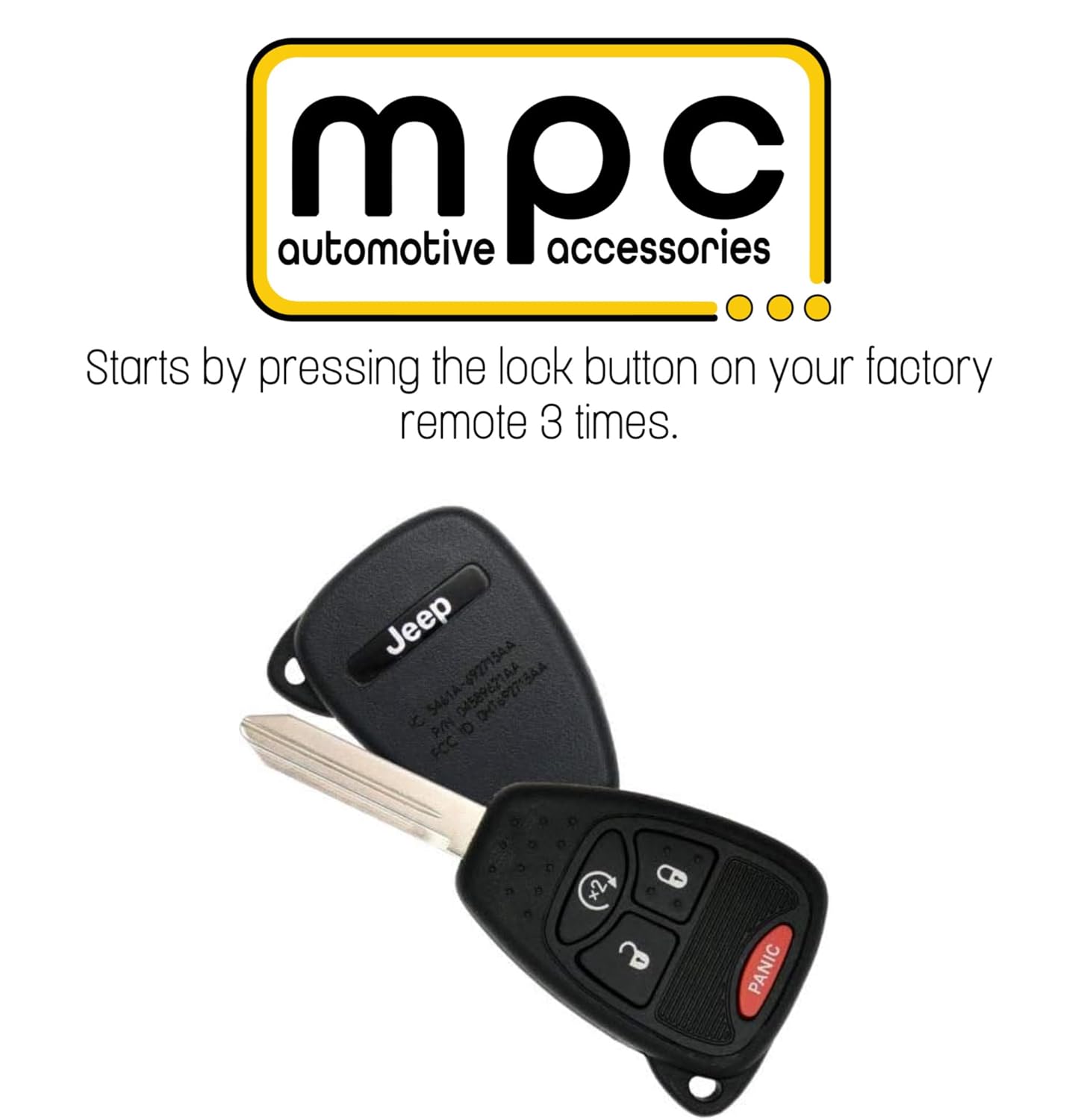 MPC MPC Remote Start Kit for Jeep Wrangler 2007-2018 with Phone App Control and Plug and Play Installation - View 3 of 6