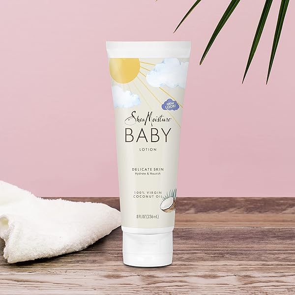 Shea Moisture SheaMoisture Baby Lotion with 100% Virgin Coconut Oil - Gentle Moisturizer for Clear Baby Skin (8 oz) - View 4 of 5