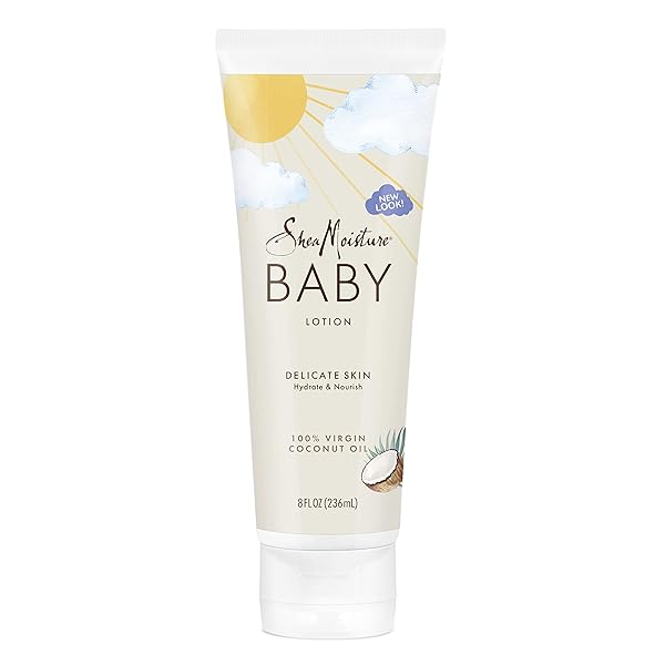 Shea Moisture SheaMoisture Baby Lotion with 100% Virgin Coconut Oil - Gentle Moisturizer for Clear Baby Skin (8 oz) - View 2 of 5