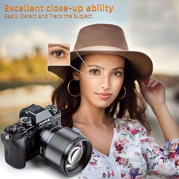 VILTROX VILTROX 85mm f1.8 Mark II Lens for Fuji X Mount: Perfect AF Portrait Lens for X-T3, X-T2, X-T30 & More - View 7 of 11