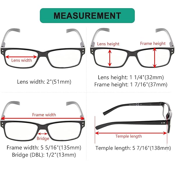 Eyekepper Eyekepper 5 Pack Reading Glasses for Men Classic Cheater Sunglasses with Spring Hinges +2.50 Strength - View 4 of 7
