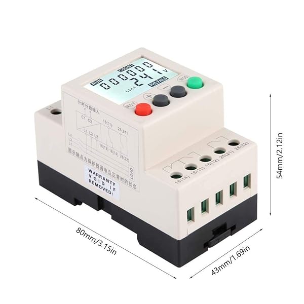YWBL-WH JVR800-2 3 Phase Voltage Monitoring Relay: Reliable Under/Over Voltage Protection - View 3 of 10