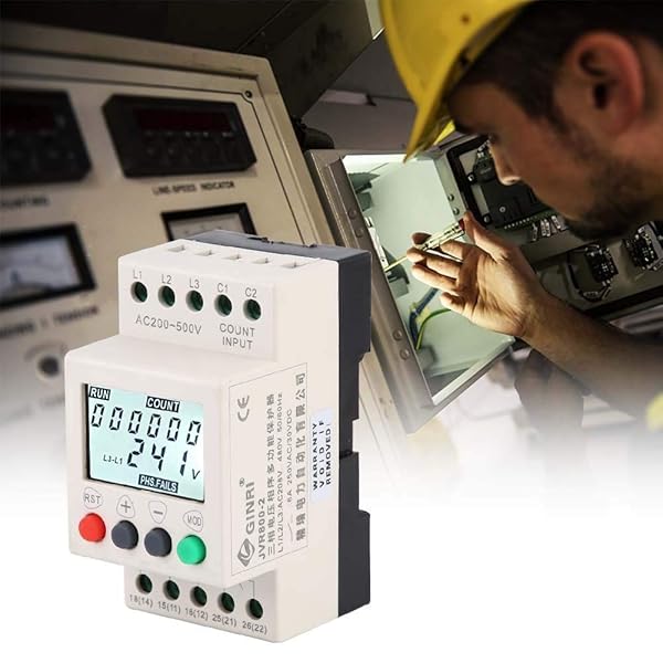 YWBL-WH JVR800-2 3 Phase Voltage Monitoring Relay: Reliable Under/Over Voltage Protection - View 5 of 10