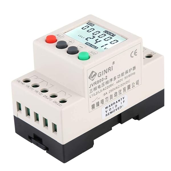 YWBL-WH JVR800-2 3 Phase Voltage Monitoring Relay: Reliable Under/Over Voltage Protection - View 9 of 10