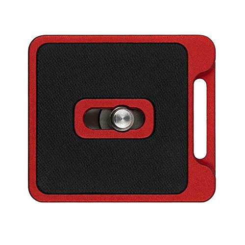 ProMaster Quick Release Plate for XC-M Tripods - Secure Camera Mounting Solution (Model 3671) - Red