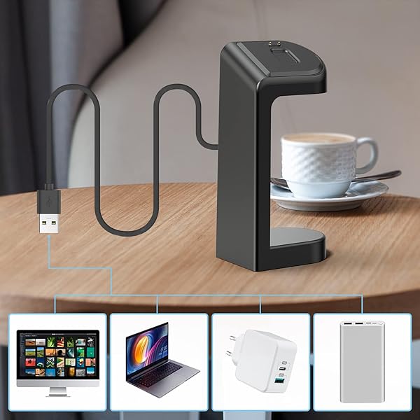 Soarking Buy Soarking Replacement Charging Dock for Timex Family Connect Senior Watch - 5ft Charger Cable Included - View 8 of 9