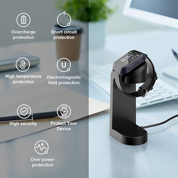 Soarking Buy Soarking Replacement Charging Dock for Timex Family Connect Senior Watch - 5ft Charger Cable Included - View 9 of 9