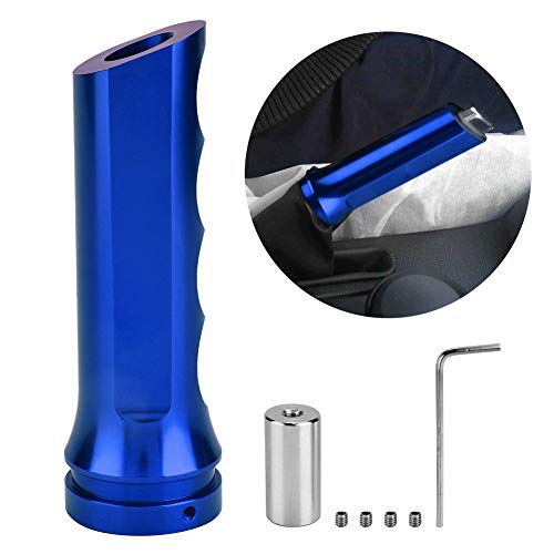 Aramox Universal Aluminum HandBrake Cover - Blue Car Accessory for Enhanced Grip & Style - View 4 of 11