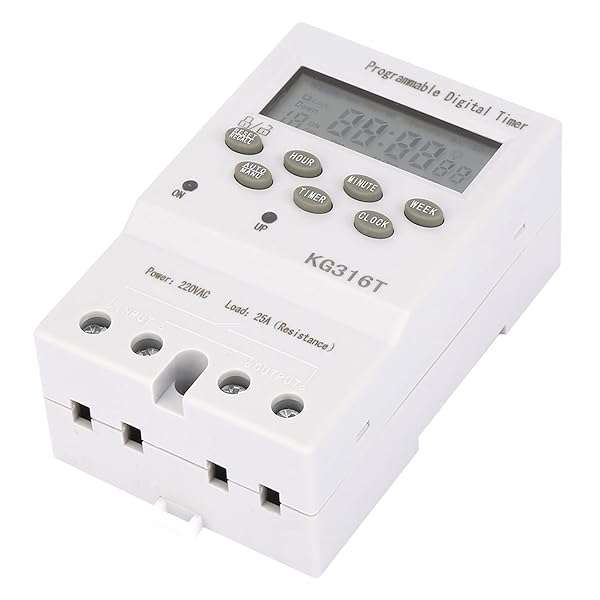 YWBL-WH KG316T Microcomputer Timer Switch: 220V Programmable Digital Control for 1 Min to 168H Timing