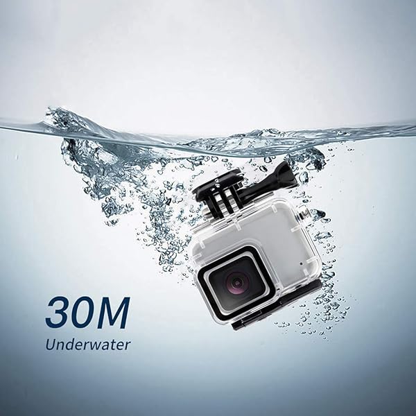 FiTSTILL FitStill 148FT Waterproof Case for GoPro Hero 7 White & Silver - Underwater Dive Shell & Mount Accessories - View 4 of 7