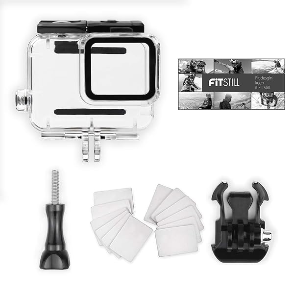 FiTSTILL FitStill 148FT Waterproof Case for GoPro Hero 7 White & Silver - Underwater Dive Shell & Mount Accessories - View 6 of 7