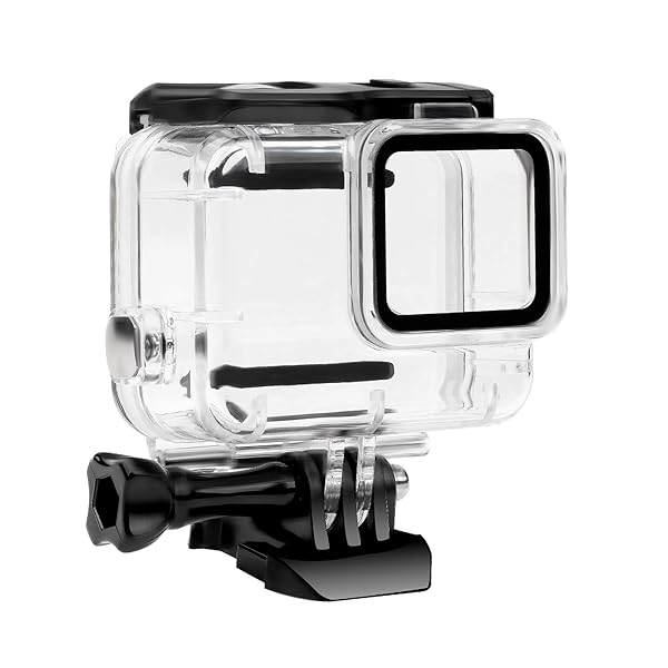FiTSTILL FitStill 148FT Waterproof Case for GoPro Hero 7 White & Silver - Underwater Dive Shell & Mount Accessories