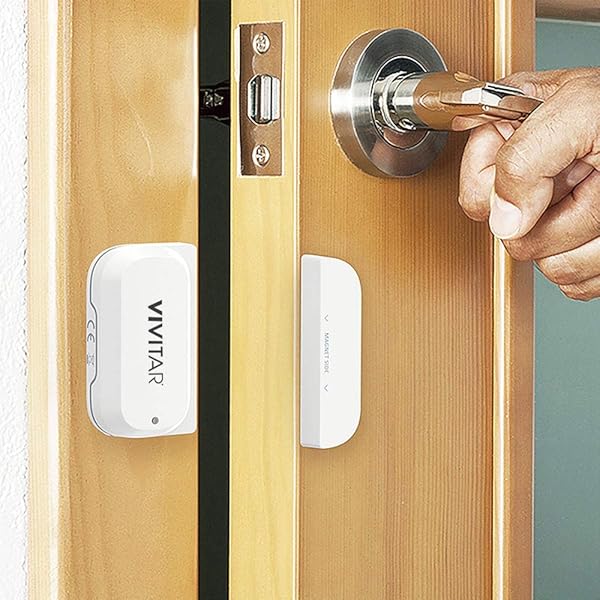 Vivitar Vivitar WT06 WiFi Door Sensor: Smart Home Security with Alerts, Easy Setup & Low Energy Use - View 4 of 7