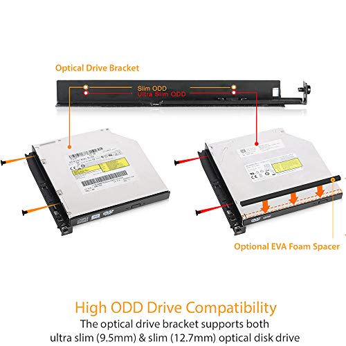 ICY DOCK ICY DOCK ToughArmor MB604SPO-B 4 Bay 2.5 SAS SATA SSD HDD Slim Optical Disk Drive Enclosure - View 4 of 9