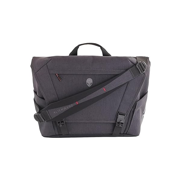 Mobile Edge Alienware Area-51m Messenger Bag for Mobile Gamers Compatible with Alienware m15 m17 and Area-51m Laptops - View 2 of 8