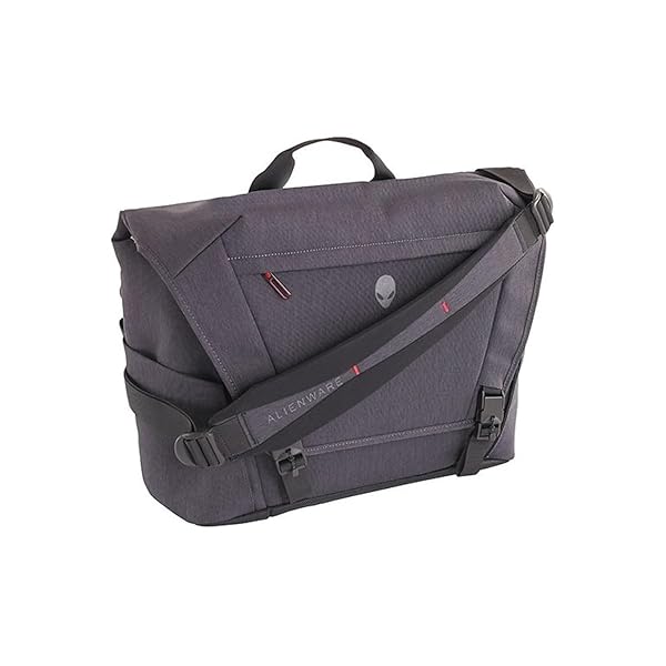Mobile Edge Alienware Area-51m Messenger Bag for Mobile Gamers Compatible with Alienware m15 m17 and Area-51m Laptops - View 4 of 8