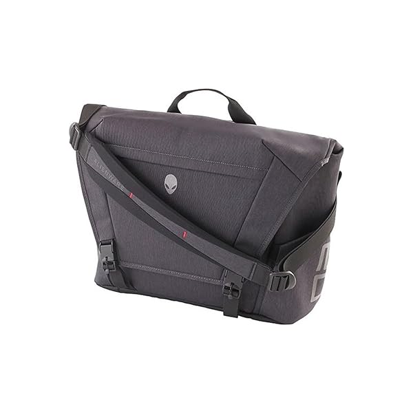 Mobile Edge Alienware Area-51m Messenger Bag for Mobile Gamers Compatible with Alienware m15 m17 and Area-51m Laptops