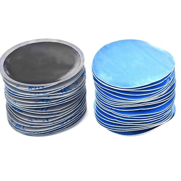 Aramox 80Pcs Tire Repair Patch - 58mm Round Rubber Tubeless Puncture Fix for Fast Cold Repairs - View 9 of 10
