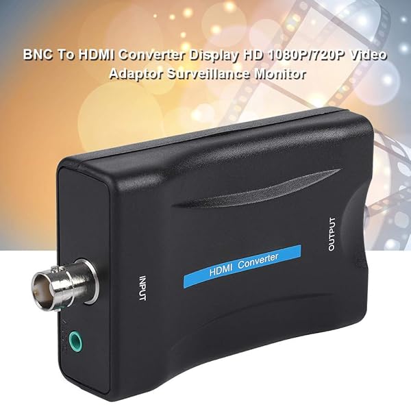 Ciglow 1080P BNC to HDMI Converter Adapter for Security Cameras | HD Video Output for CCTV Monitors - View 2 of 9