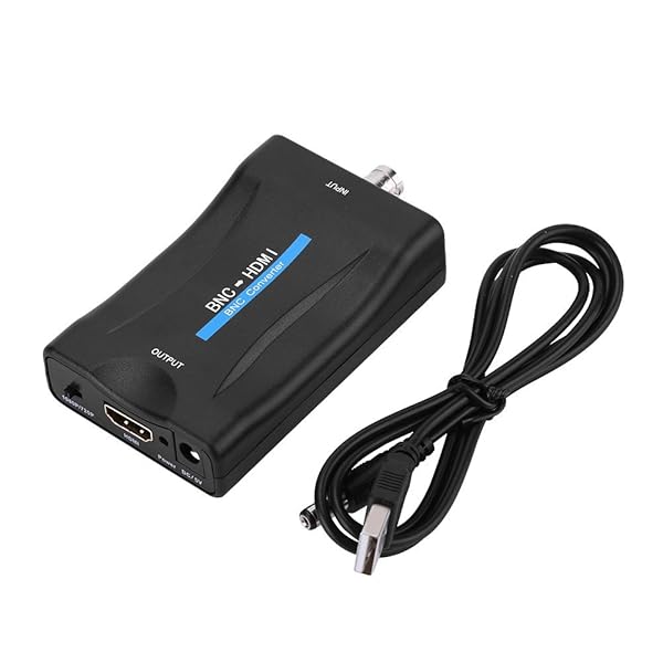 Ciglow 1080P BNC to HDMI Converter Adapter for Security Cameras | HD Video Output for CCTV Monitors - View 5 of 9