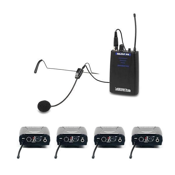 VocoPro VocoPro SilentPA-IFB-4: Best One Way Communication System for TV & Film Production