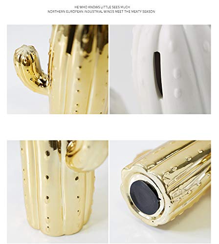 MASSJOY MASSJOY Ceramic Cactus Piggy Bank for Home Living Room Decoration and Unique Gift Idea - View 7 of 7