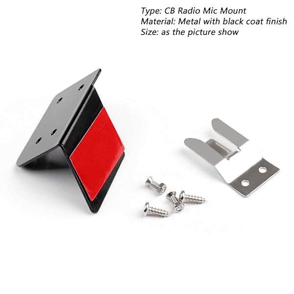 MAD HORNETS Mad Hornets CB Radio MIC Holding Bracket Mount for R-a-m 1500 2500 2009 to 2016 75WXST Durable and Easy to Install - View 3 of 9