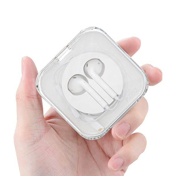 Pzoz Earbuds Case: Perfect Organizer for Apple EarPods & Earphones - Compact Cable Management & Storage Solution
