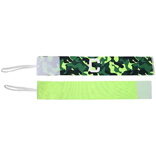 VGEBY VGEBY Youth Captain Armband Nylon Elastic Football Sleeve Strap Green Soccer Arm Band for Team Captains - View 9 of 11