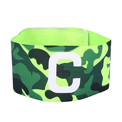 VGEBY VGEBY Youth Captain Armband Nylon Elastic Football Sleeve Strap Green Soccer Arm Band for Team Captains - View 10 of 11