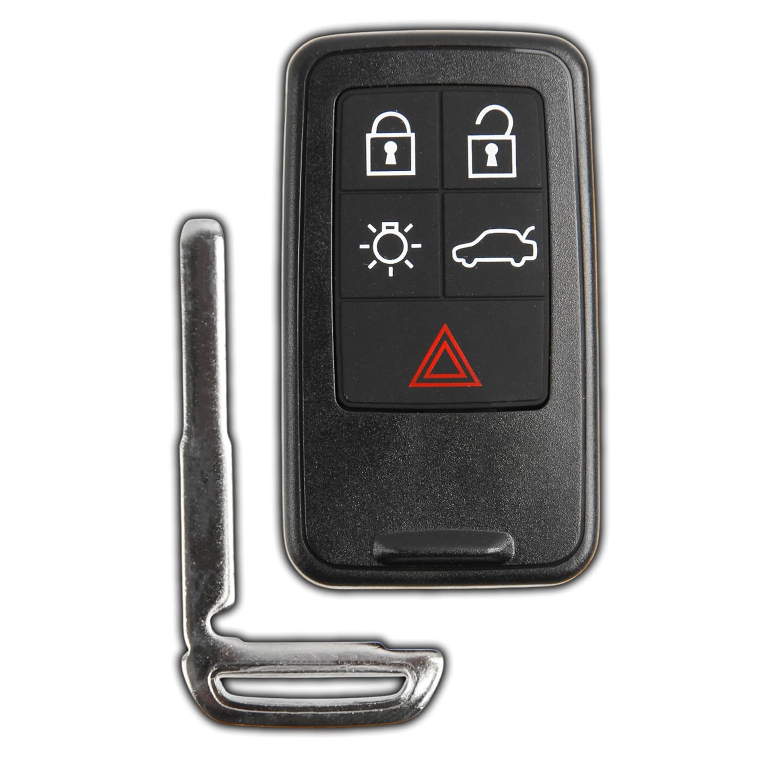 KeylessOption KeylessOption Keyless Entry Remote Control Smart Car Key Fob Uncut Key Blade for Volvo S60 S80 XC60 XC70 KR55WK49264