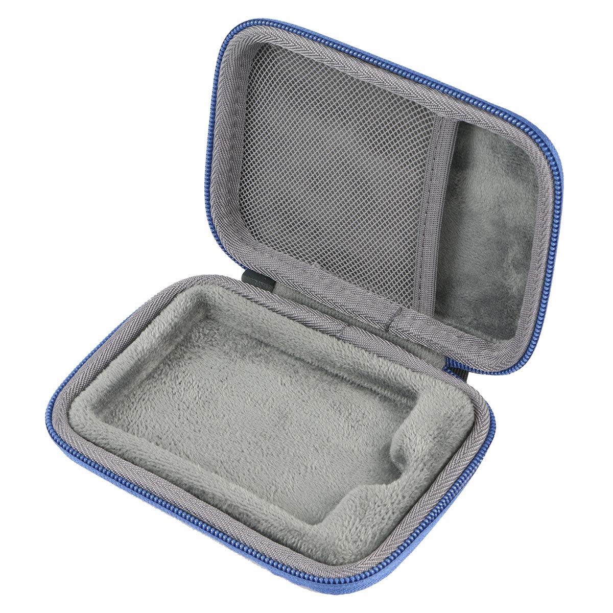 co2CREA co2CREA Hard Travel Case for WD My Passport Go Cobalt SSD 500G 1TB Portable External Storage Black Case Blue Zipper - View 2 of 5