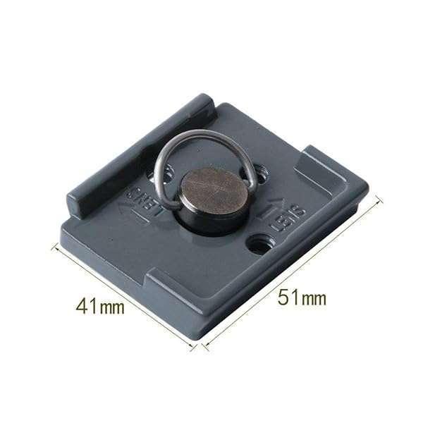 Harwerrel "Harwerrel Quick Release Plate 1/4" Screw for Manfrotto Tripods - Pack of 2 Compatible with 200PL-14, 322RC2, 324RC2, 488RC2, 496RC2" - View 5 of 8