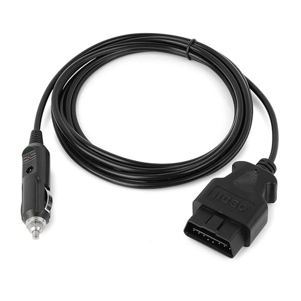 BAITHNA BAITHNA 9.8Ft OBD II Vehicle Emergency Power Supply Cable with 12V Alligator Clip and Cigarette Lighter Socket for Memory Saver - View 4 of 6