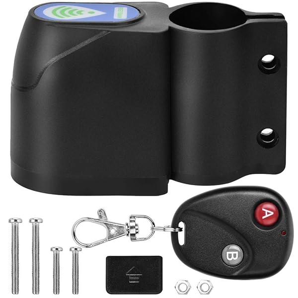 Yoidesu Yoidesu Anti-Theft Bike Alarm: 110dB Remote Control Motorcycle Security with Vibration Sensor - View 9 of 9