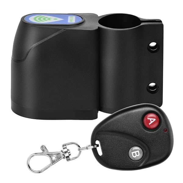 Yoidesu Anti-Theft Bike Alarm: 110dB Remote Control Motorcycle Security with Vibration Sensor