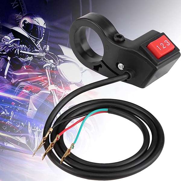 Fydun Fydun 22mm 3-Speed Electric Bike Switch Kit for Motorcycles & Scooters - Universal Handlebar Upgrade - View 5 of 10