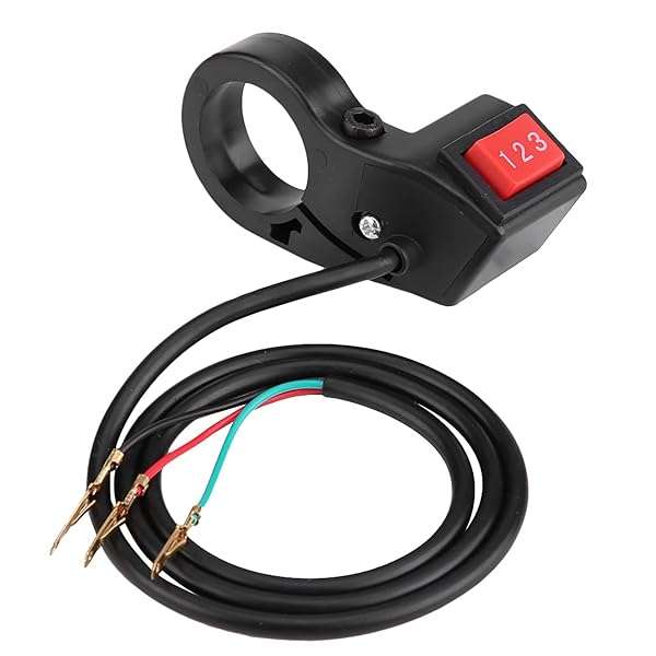 Fydun Fydun 22mm 3-Speed Electric Bike Switch Kit for Motorcycles & Scooters - Universal Handlebar Upgrade - View 10 of 10