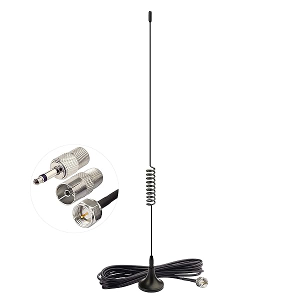 BINGFU Upgrade Your Home Stereo: Bingfu FM Radio Antenna with Magnetic Base for Pioneer, Onkyo, Yamaha & More - View 2 of 10