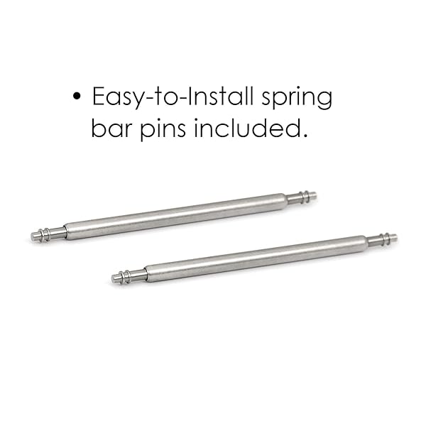 Speidel Speidel Genuine Leather Watch Band Black Classic Calf Skin Replacement Strap 18mm for Timeless Style and Comfort - View 6 of 6